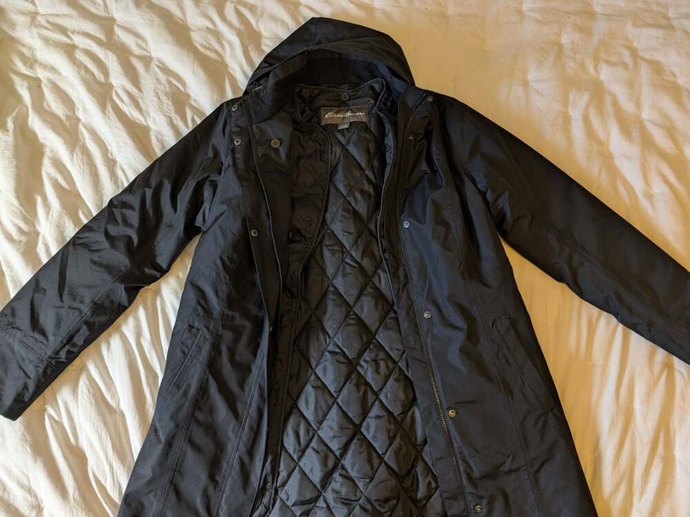 Eddie Bauer Women's WeatherEdge Girl On The Go Insulated Trench Coat